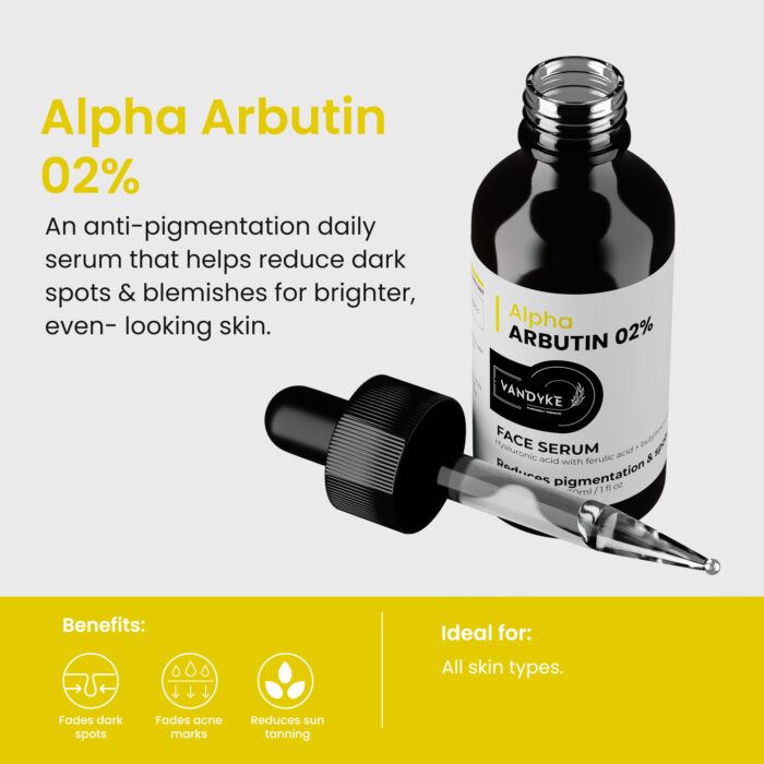 Alpha Arbutin 02% face serum - Vandyke