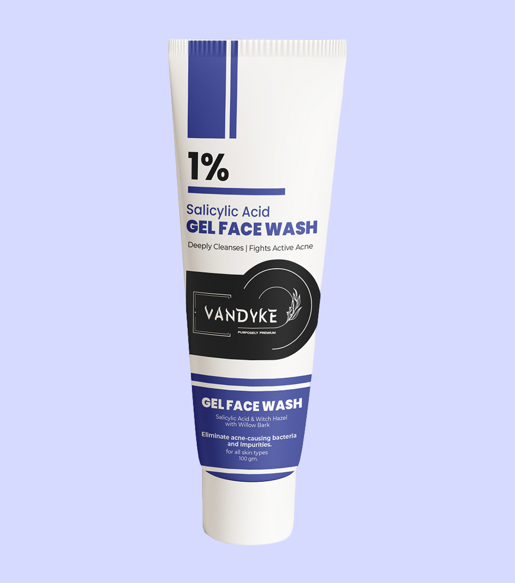 Salicylic Acid 1% Gel Face Wash - Vandyke