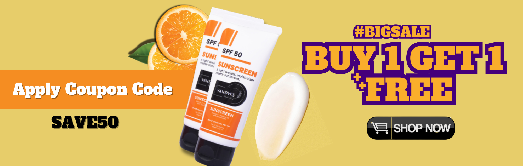 sunscreen - Vandyke coupon code